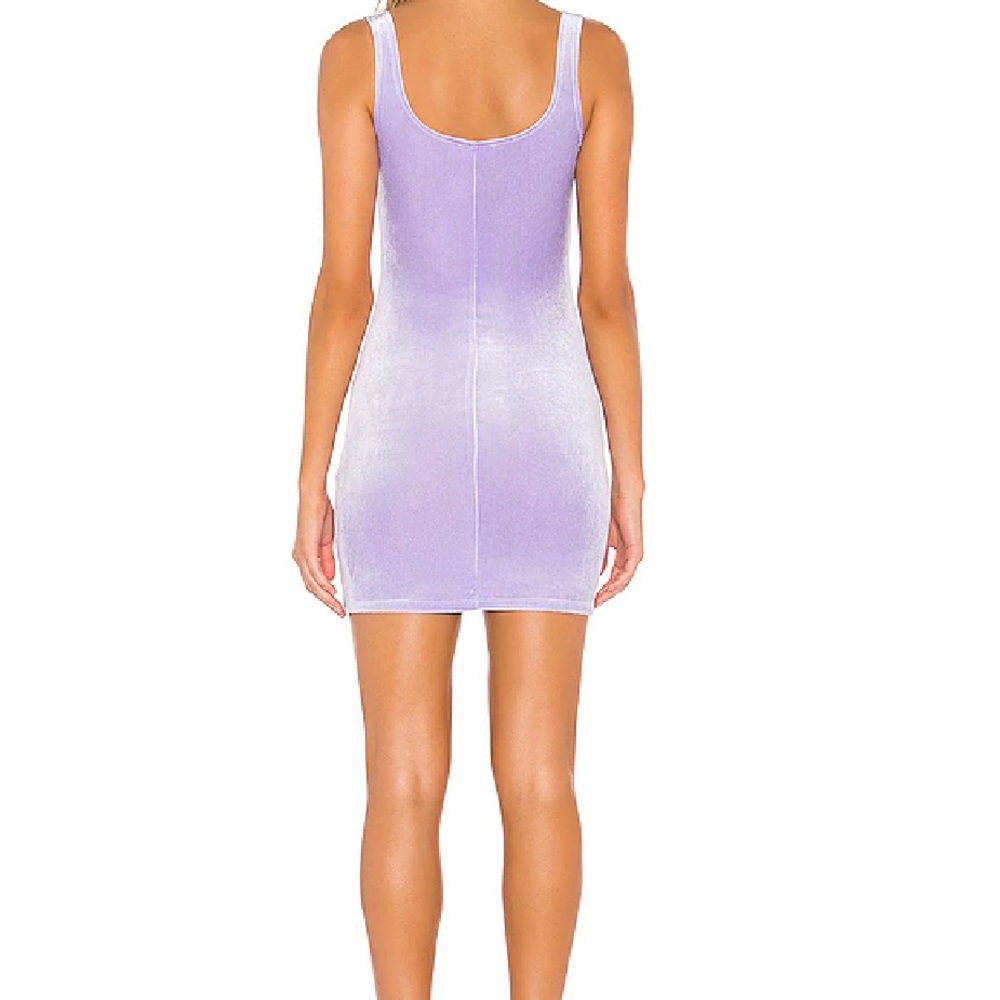 Purple mini dress
